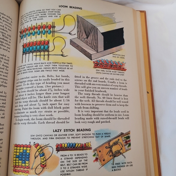 Vintage The Golden Book of Indian Crafts and Lore, 1954, by W. Ben Hunt - Picture 8 of 13